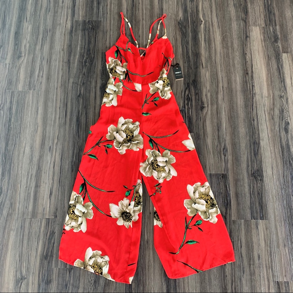 NEW! Floral Jumpsuit